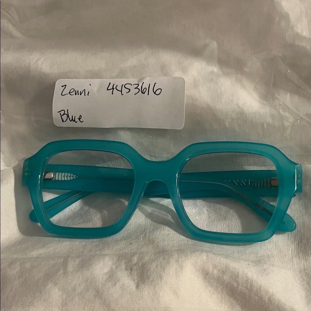 Blue Square Glasses